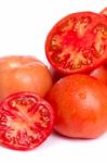 Fresh Red Tomato Stock Photo