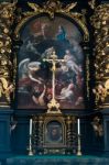 Interior View Of The Collegiate Church Of St Michael In Mondsee Stock Photo