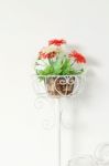 Artificial Flowers Stock Photo