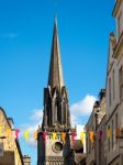 Steeple Of St Michael's Church In Bath Stock Photo