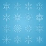 Snowflake Christmas Line Icon Editable Stroke Stock Photo