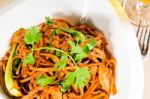 Chinese Fried Noodles Stock Photo