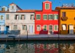 Italy Venice Burano Island Stock Photo