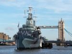 Hms Belfast Stock Photo