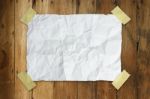 Crumpled Paper Stock Photo