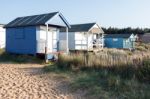 Nunstanton, Norfolk/uk - June 2 : Beach Huts At Hunstanton Norfo Stock Photo