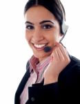 Customer Service Operator Stock Photo