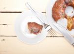 Chestnut Cake Bread Dessert Stock Photo