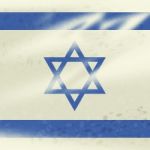 Israel Flag Represents Country Jew And Patriotism Stock Photo