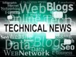 Technical News Shows Technology Specialized And Specialist Stock Photo