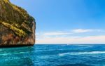 Loh Sa Ma Bay Phi Phi Islands Andaman Sea Krabi, South Of Thaila Stock Photo