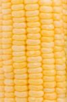 Close Up Fresh Corn Detail Stock Photo