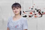 Woman Wearing Martisor On The Cloth Stock Photo