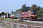 Alsthom Diesel Locomotive Stock Photo