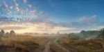 August Morning On The River Berezina Stock Photo