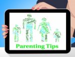 Parenting Tips Represents Mother And Child And Assistance Stock Photo