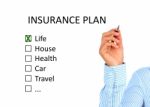 Insurance Plan Stock Photo