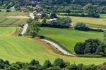 Rolling Sussex Countryside Stock Photo