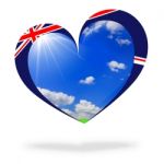 UK Love Flag Stock Photo