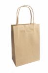 Brown Paper Bag Stock Photo