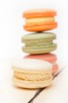 Colorful French Macaroons Stock Photo