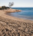 Honeymoon Bay In Freycinet National Park Stock Photo