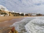 Albufeira, Southern Algarve/portugal - March 10 : View Of The Be Stock Photo