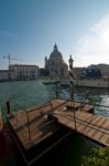 Venice Italy Madonna Della Salute Church Stock Photo