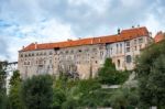 State Castle And Chateau Complex Of Cesky Krumlov Stock Photo