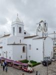 Tavira, Southern Algarve/portugal - March 8 : Tourist Train Arri Stock Photo