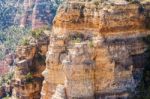 View From The North Rim Of The Grand Canyon Stock Photo