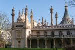 View Of The Royal Pavilion In Brighton Stock Photo