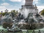 Monument To The Girondins In Place Des Quincones Bordeaux Stock Photo