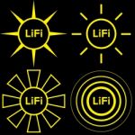 Lifi Logo Set Stock Photo