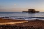 Brighton, East Sussex/uk - January 26 : View Of The Derelict Wes Stock Photo