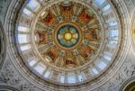 Ceiling Detail Of The Cathedral In Berlin Stock Photo