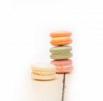 Colorful French Macaroons Stock Photo