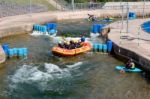 Water Sports At The Cardiff International White Water Centre Stock Photo