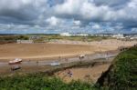 The Beach At Bude In Cornwal Stock Photo