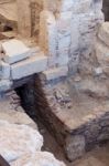 Baths Near The Temple Of Apollo At Kourion Stock Photo