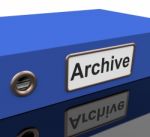 File Archive Means Catalog Document And Documentation Stock Photo