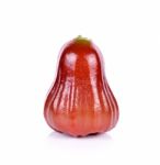 Rose Apple Isolated On The White Background Stock Photo