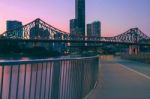 Story Bridge In Brisbane Stock Photo