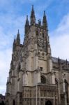 View Of Canterbury Cathedral Stock Photo