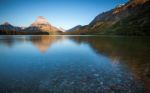 Two Medicine Lake, Glacier National Park, In The Morning Stock Photo