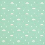 Seamless Raindrops Pattern With Umbrella Stock Photo