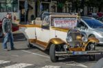 Sightseeing Tours By Custom Car In Prague Stock Photo