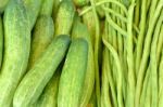 Cucumber And Lentils Stock Photo