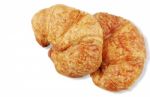 Croissants On White Background Stock Photo