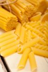 Bunch Of Italian Pasta Type Stock Photo